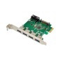MicroConnect 4 port USB 3.0 PCIe card